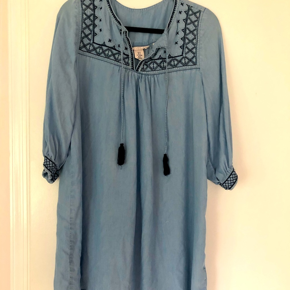 Demin long dress